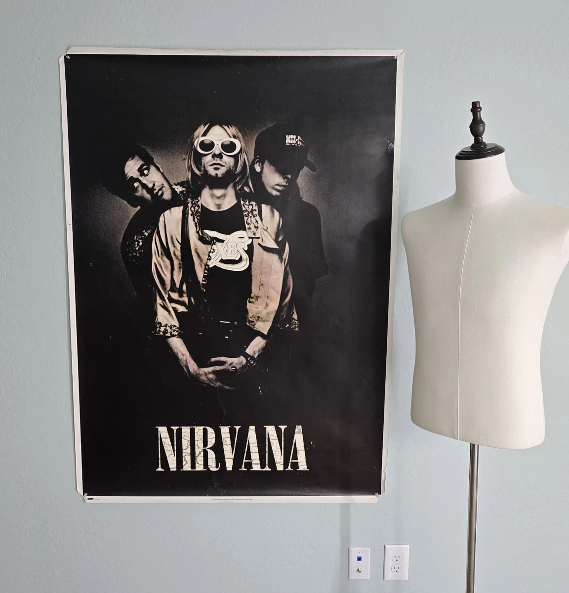 NIRVANA-ポスター【激レア】 Yahoo!オークション - ポスター ニルヴァーナ（Nirvana）1993 Kurt Cob