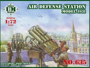 Flugabwehr Maschinengewehr Installation UdSSR 1/72 Maßstab Kunststoff Modellbausatz UMT 635 - Bild 1 von 12