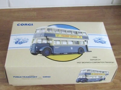 CORGI MODELS - DAIMLER CW - WEST BROMWICH CORP - 1/50 SCALE MODEL BUS - 97820 - Image 1 of 4