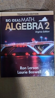 Big Ideas Math Algebra 2 Virginia Teaching Edition by Larson and Boswell - Image 1 of 4
