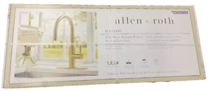 Allen+Roth Harlow Pull Down Kitchen Faucet w/Sprayer- Brushed Gold Finish