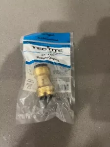 Tectite FSBC34 3/4 in. Brass Push-to-Connect Coupling BRAND NEW SEALED - Picture 1 of 2