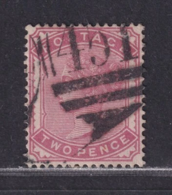 Great Britain SG 168a Scott 81a 1880 2d Rose Victoria 451 Lewes Postmark CV £120 - Image 1 of 2
