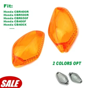 For Honda CRF300L/250L Grom 125 Front/Rear Turn Signal Light Indicator Lamp Lens - Picture 1 of 16
