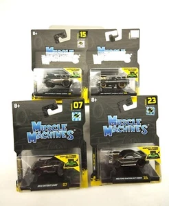 LOTE DE 4 - 2022 Diferentes Muscle Machines Chase Cars #'s 7, 15, 23, 30 Nuevos - Imagen 1 de 5