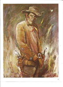 John Wesley Hardin / Cowboy Gunfighters Art / Large Print by Lea F McCarty - Picture 1 of 1