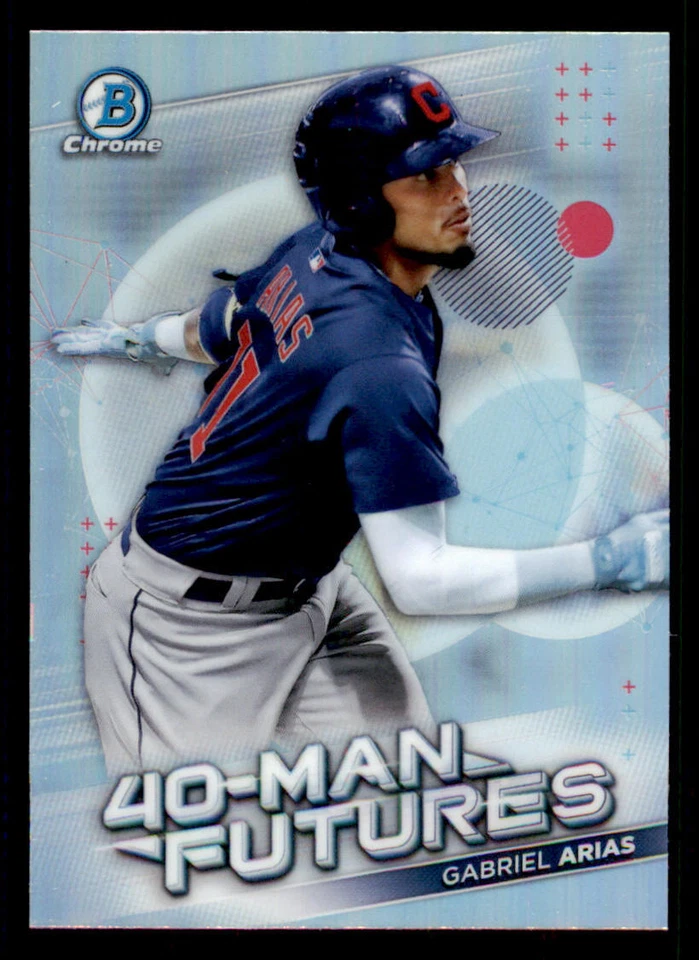 2021 Bowman Chrome 40-Man Futures Refractors #FMF28 Gabriel Arias - Image 1 of 2