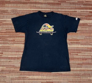 Camiseta negra vintage Y2K ADIO Skateboard para hombre talla L hecha en EE. UU. - Imagen 1 de 15