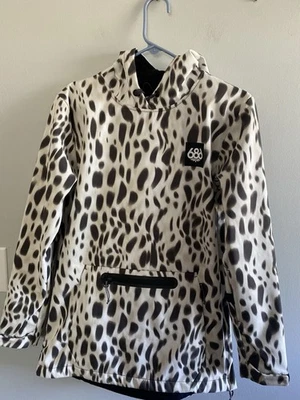 Chaqueta de snowboard 686 infiDRY 10K impermeable transpirable con capucha blanca XS Foto 1 de 4