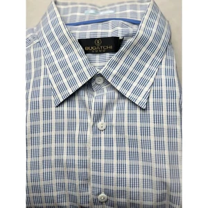Bugatchi Uomo Men's Plaid Dress Shirt Size 2XL XXL - Picture 1 of 9