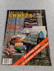 Vintage Creative Crafts Magazines October 1978 Overview of Hobby Weaving - Imagen 1 de 4