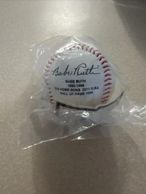 Babe Ruth All Star Marketing Replica autographed baseball Sealed With COA - Image 1 of 2