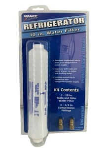 Smart Choice 5305510266 Universal Refrigerator 10" Inline Water Filter-Free Ship - Picture 1 of 2
