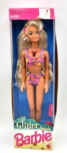 Glitter Beach Barbie Doll Necklace Choker Pendant Jewels 1992 Mattel 3602 - Picture 1 of 4