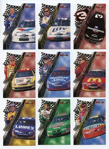 1999 99 Wheels Runnin' N Gunnin Die Cut Insert Set Jeff Gordon Dale Earnhardt DC - Picture 1 of 8