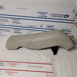 ✅01-04 VOLVO S80 2.5T REAR RIGHT SEAT BOLSTER COVER LEATHER OEM GRAY -READ- - Picture 1 of 15