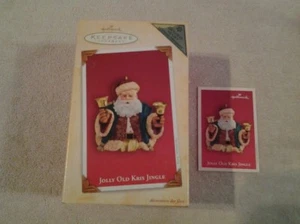 Hallmark Keepsake 2004 exclusivo regalo VIP "JOLLY OLD KRIS JINGLE" adorno nuevo en caja - Imagen 1 de 5