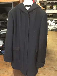 Kocca Cappotto Donna Con Cappuccio Blu Montgomery Lana inverno scontato - Imagen 1 de 4