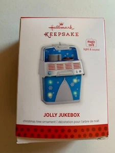 HALLMARK 2013 JOLLY JUKEBOX LUZ SONIDO ADORNO NAVIDAD NUNCA USADO - Imagen 1 de 1
