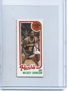 Mickey Johnson-Pacers-1980-81 Topps Basketball Separated Single Panel #113 - Picture 1 of 2