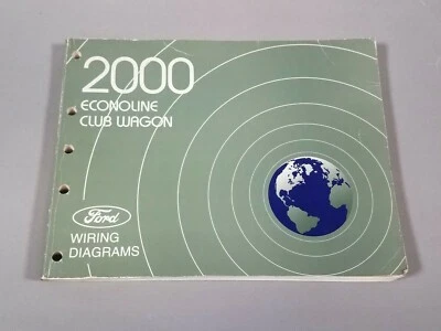 2000 Ford Econoline Club Wagon Original Factory Wiring Diagrams Shop Manual Foto 1 de 2