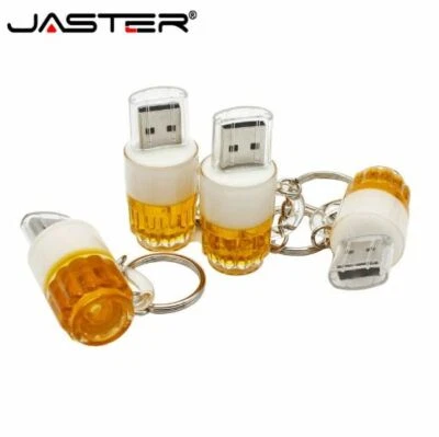 Boccale Birra PORTA CHIAVI Pendrive CHIAVETTA USB 32 GB USB SIMPATICA REGALO - Immagine 1 di 2