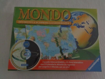MONDO RAVENSBURGER 2 PUZZLE 300 PZ + CD rom interattivo /597/ - Immagine 1 di 3