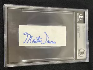 Monte Irvin Signed Cut Autograph Beckett Certified New York Giants - Picture 1 of 2