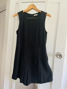 Marcs Size 12 Playsuit / Rompers Black Colour Sleeveless Pockets Silk Blend - Picture 1 of 9