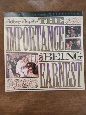 "The Importance Of Being Earnest" Laserdisc LD The Criterion Collection SEALED - Image 1 of 4
