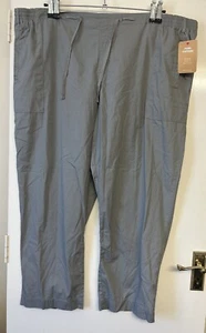 Cotton Traders Men’s New Grey Pull On Light Canvas Trousers Size 4XL & Leg 30” - Picture 1 of 13