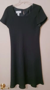 Jones New York Classic Women’s Black Dress Lined  12 Special Occasion Travel EUC - Picture 1 of 6