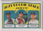 2021 Topps Heritage #211 Enoli Paredes Rc/Blake Taylor Rc/Taylor Jones Rc 