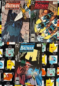 Batman #433-435 - Many Deaths of Batman - All signed by Mike DeCarlo - Bild 1 von 13