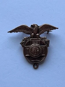 Vintage Spanish American War Veterans medal – Numbered w/additional US Eagle Pin - Picture 1 of 13
