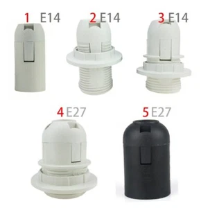 Practical E14 E27 M10 Light Bulb Lamp Holder Pendant Socket Lampshade Accessorie - Picture 1 of 10
