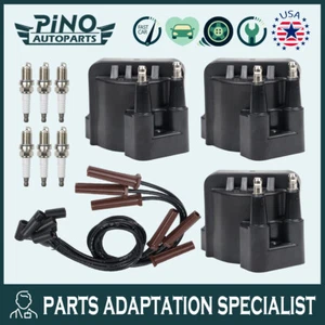 Ignition Coils+Spark Plugs+Wire Fit For Buick Cadillac Chevy Olds Pontiac DR39 - Picture 1 of 16