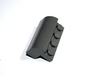 1x LEGO® Abschlussstein 4x2x1 1/3 abgerundet 6081 NEU (Alt-) Dunkelgrau RAR - Picture 1 of 1