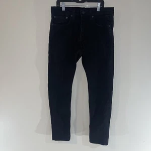 LEVI STRAUSS PREMIUM Men 512 Slim Taper Leg Cotton Denim Jean - 31x30 Black - Picture 1 of 5