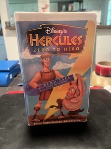 Disney Hercules: Zero To Hero DEMO TAPE VHS 1999 RARE VINTAGE Untested - Imagen 1 de 8