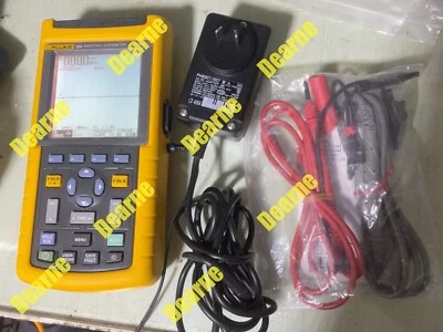 Fluke 124 Industrial ScopeMeter Hand-Held Oscilloscope, 40 MHz no box - Image 1 of 4