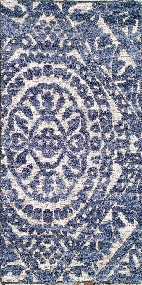 Hand Tufted rug - dark blue - Image 1 of 1