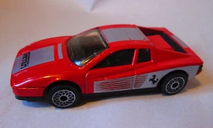 1986 Matchbox Ferrari Testarossa Sports Car #75 Macau E-6 Red 1/59 - Picture 1 of 7