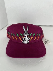 Vintage 1998 Bugs Bunny Viola Snapback Warner Bros Studio Store KIds Nuovo con etichette raro - Foto 1 di 4