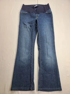 Gap Women's Sz 2 (32x28 MEASURED) Maternity Bootcut Stretch Denim Blue Jeans - Picture 1 of 9