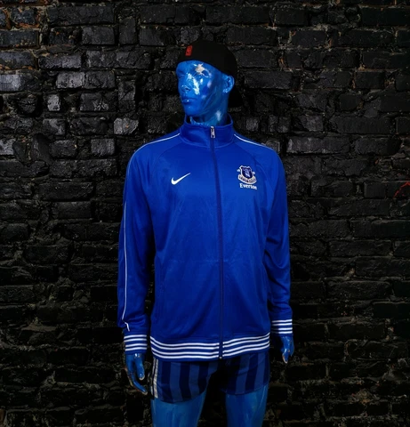 Everton The Toffees Training Jacket With Zipped Nike Polyester Mens Size XL Cover
