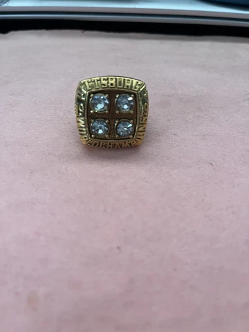 1979 Pittsburgh Steelers Replica Super Bowl Ring Terry Bradshaw Cover