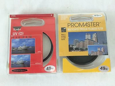 2 NIB 49mm Filters Promaster Polarizer Multicoated & Kenko Polarizer - Image 1 of 2