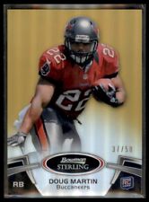 Doug Martin 2012 Bowman Sterling Gold Refractor RC /50 #90 Tampa Bay Buccaneers