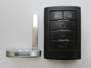 OEM 2010-2014 CADILLAC SRX SMART LLAVE MANDO A DISTANCIA TRANSMISOR NBG009768T - Imagen 1 de 5